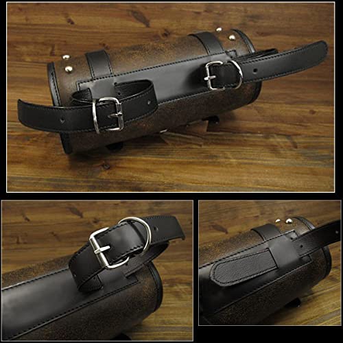 Amazon | レザー 本革 ツールバッグ フォークバッグ バイク