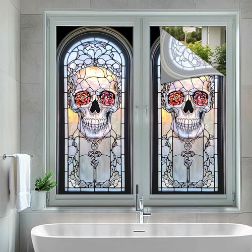 Vinilo decorativo HOMETITUTE Día de los Muertos 18x39 pulgadas miniatura 5