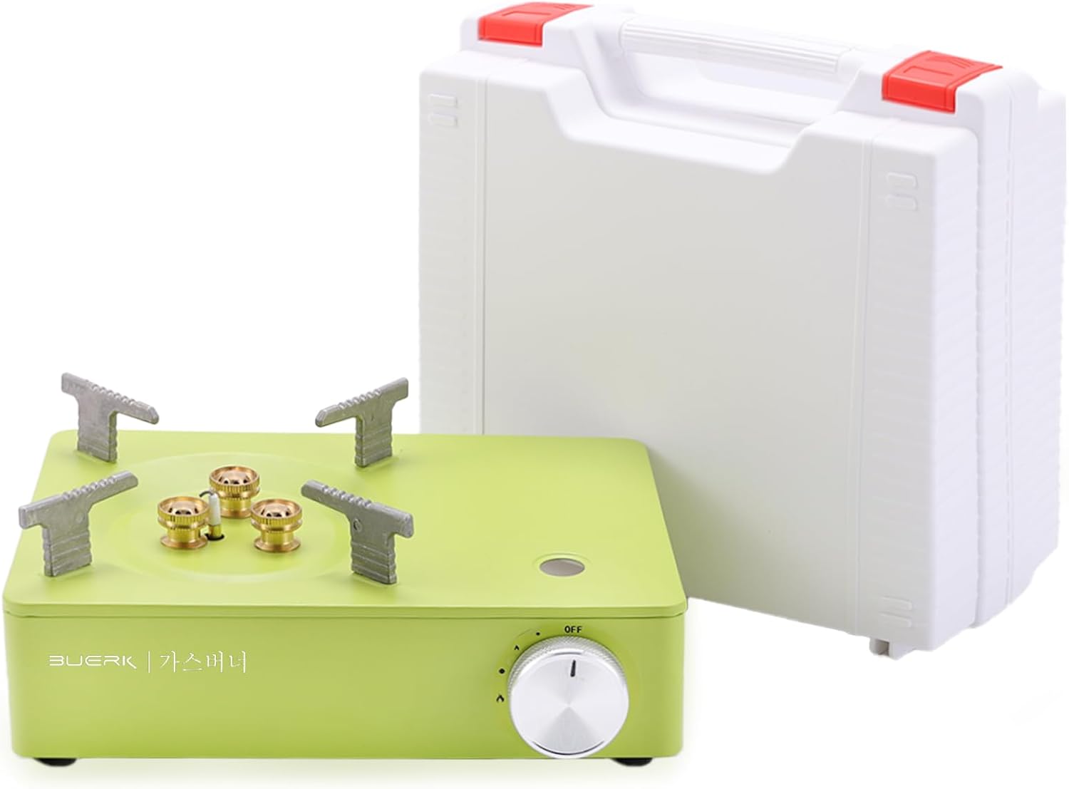 KOSHA Portable Camping Stove with Carrying Case, 3 Burner