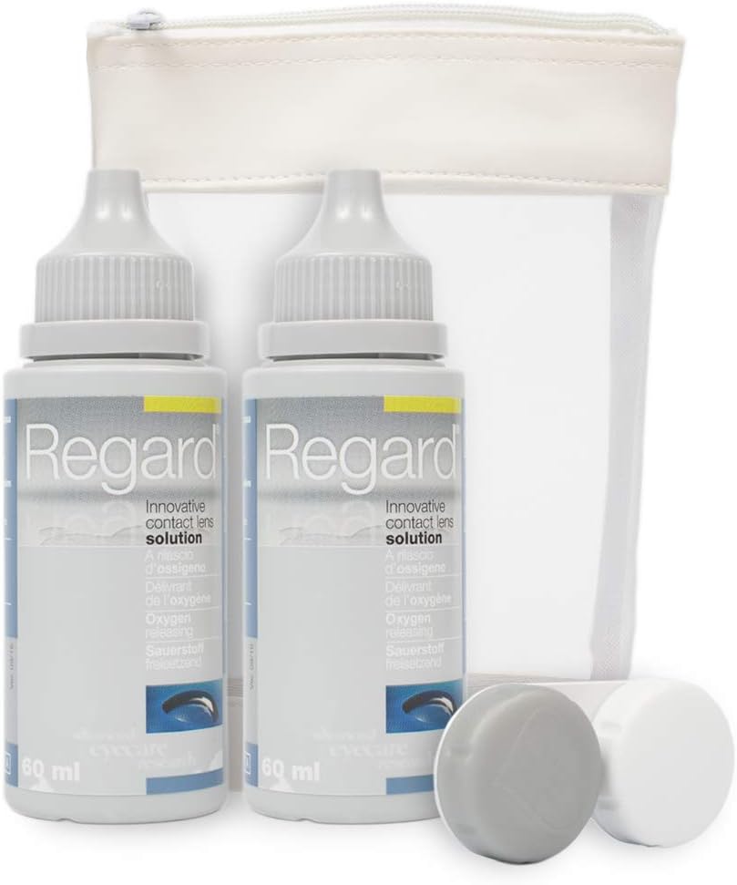 Regard Contact Lens Solution Luxury Soft Travel Bag 2x60 millilitre