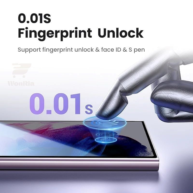 Image of WonRia Pack 1 - Matte Screen Guard Protector Compatible with Vivo V60 | Vivo V60E 5G Unbreakable Membrane | Flexible TPU Matte Film | Edge to Edge Installation Kit | Transparent