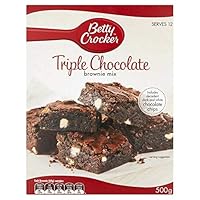 Betty Crocker Fudge Triple Chocolate Brownie Mix 500 g