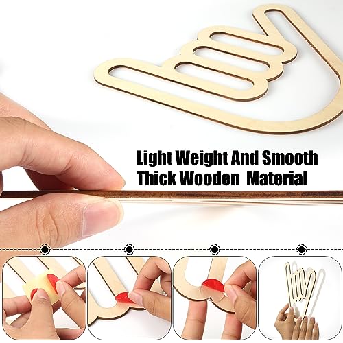 Decoración de pared de mano de madera surfista para dormitorio con adhesivos 3M 4