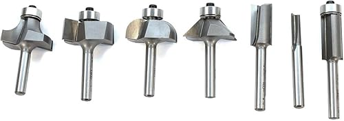 Whiteside Broca de enrutador básica 402 con vástago de 1/4 pulgadas