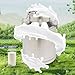 KONKENIE 50L Stainless Steel Milk Can with Lid & Handle Milk Wine Water Oil Storage Bucket Liquid Transport Barrel Rice Cereal Airtight Canister Container for Kitchen Bar Restaurant Silver (50L)