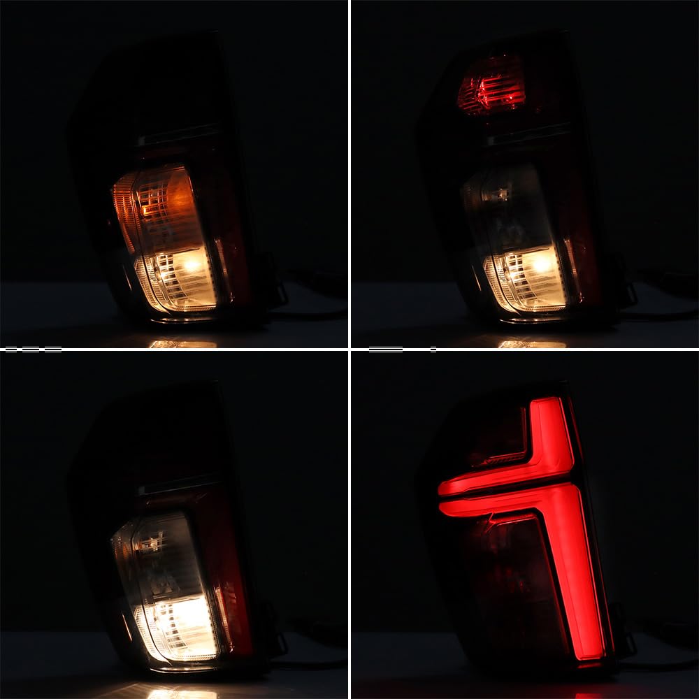 Astra Depot Left Taillight Assembly Clear Red Lens Replacement for 2021-2023 Chevy Suburban Tahoe Brake Turn Signal Reverse Tail Lamp Driver Side