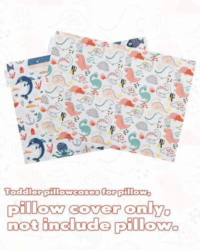 Image of ALVABABY Toddler Pillowcases Cotton Kids Pillow Cover Fit 13 inchx 18 inch or 12 inchx16 inch