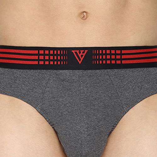 Image of Van Heusen Men Anti Bacterial Briefs - 100% Combed Cotton - Pack of 2 - Colour Fresh, Moisture Wicking