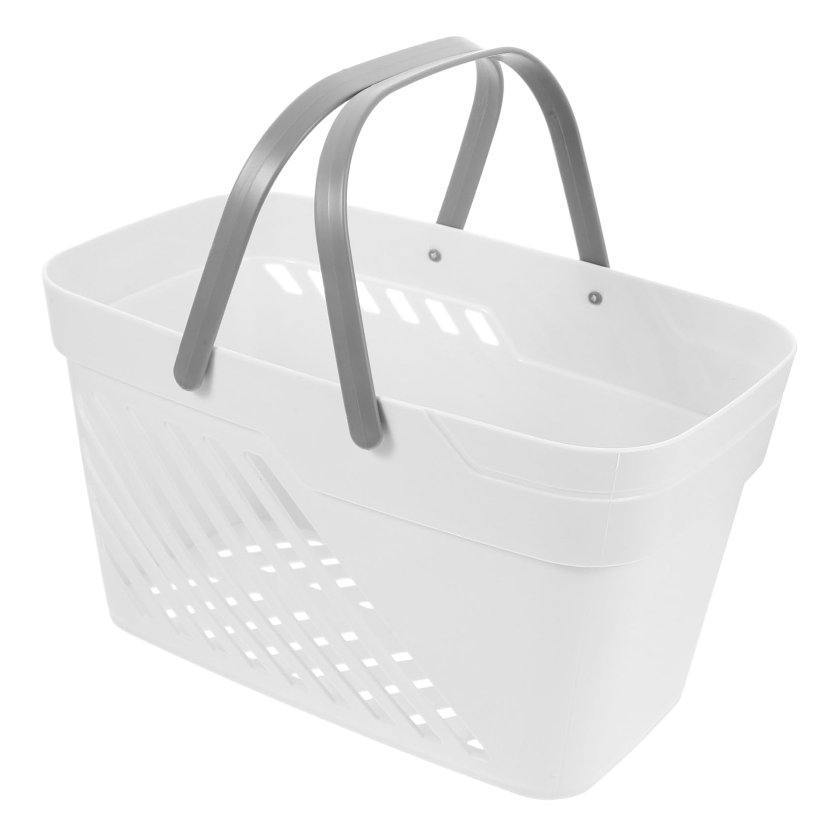 Panier de rangement plastique PP léger avec poignées pour salle de bain