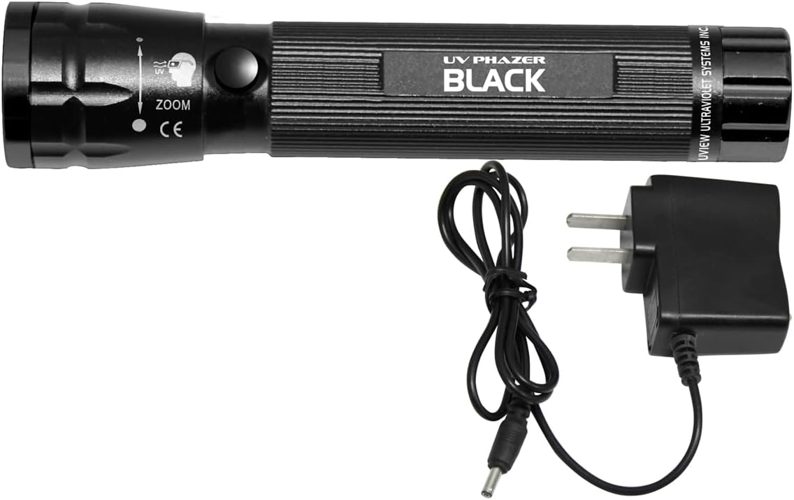 UView Phazer Black (Rechargeable) True UV Light