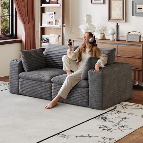 Sofá modular de 180 cm ideal para salón de apartamento y dormitorio 4
