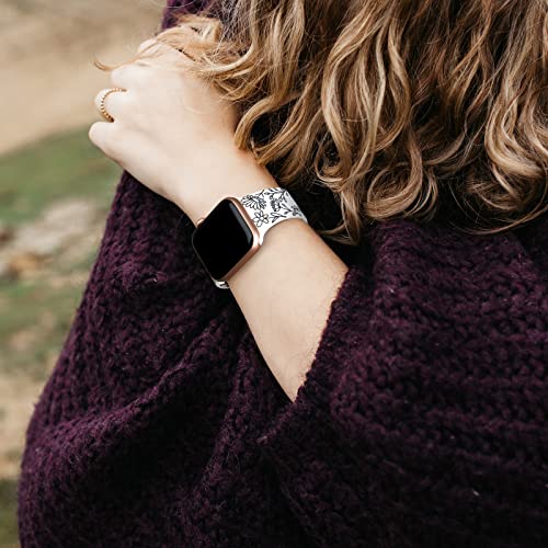 Image of ACESTAR Double Sided Band Compatible with Apple Watch Band 38mm 40mm 41mm /42mm(Series 11 10), Spider Web Cartoon Soft Silicone Replacement for iWatch Series 11 10 9 8 7 6 5 4 3 2 1 SE