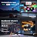 Wowlink Mini Beamer 4K Unterstützt Smart Projektor‌ mit WiFi 6 BT5.4 integrierten Apps Auto Horizontaler Trapezkorrektur, Stereo Lautsprecher mit Smart Air-Mouse-Fernbedienung, Klassisch Schwarz