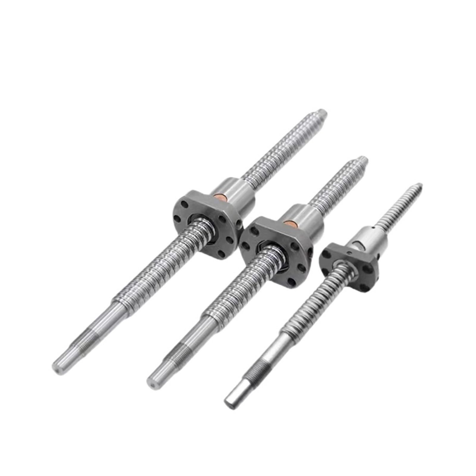 vite a ricircolo di sfere Vite a ricircolo di sfere 1204 lavorata SFU1204 200 300 500 600 800 a C7 da 1000 mm con dado singolo for parti CNC(260mm With nut)