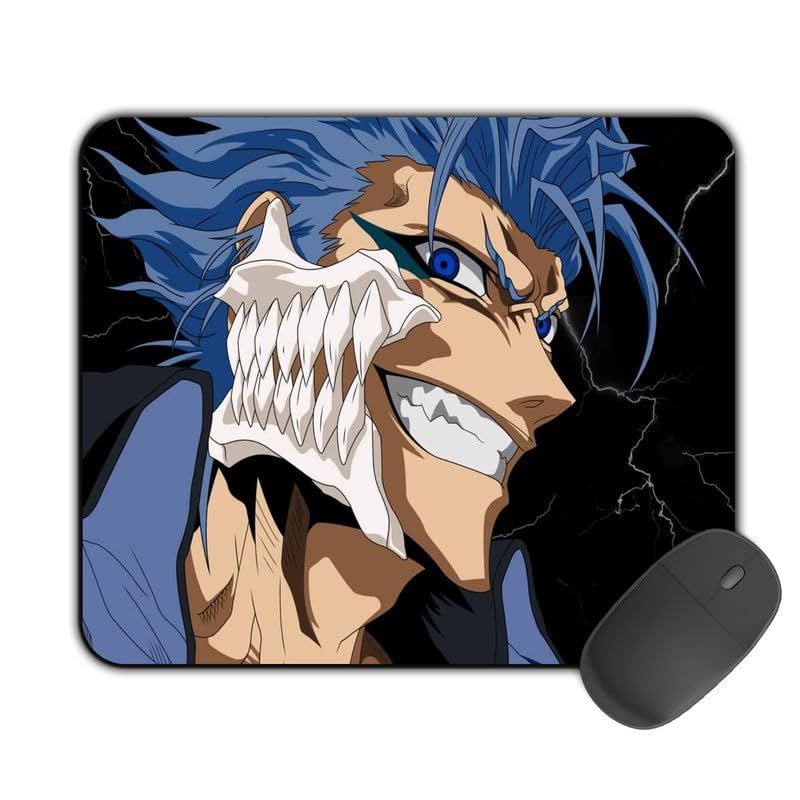 Image of Printed Designer Mouse Pad Cool Grimmjow (200MM X 240 X 3MM) Enhance Gaming and Work Performance Comfortable and Precise Non-Slip Water Proof Bleach Mouse Pad.