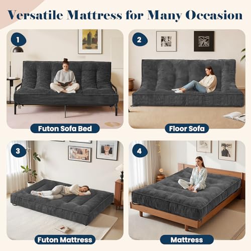 Winzoo 8 Inch Futon Mattress Full Size thumbnail 4