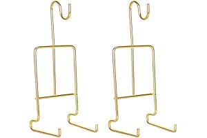 2 Pcs Gold Tea Cup Display Stand