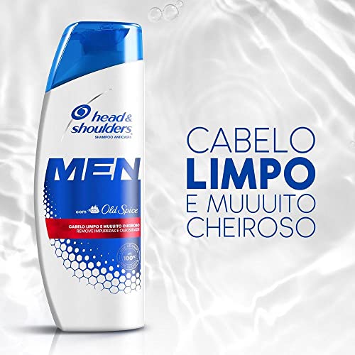 Head & shoulders Men com Old Spice Shampoo Anticaspa, 400 ml