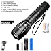 Produktbild Fahrradlampe Led Taschenlampe Ultra Bright Wiederaufladbare Taschenlampe T6 / L2 / V6 Camping Angelscheinwerfer 5 Mode Wasserdicht Zoomable Bicycle Light Verwenden-Paket C_L2-Mittlere Helligkeit
