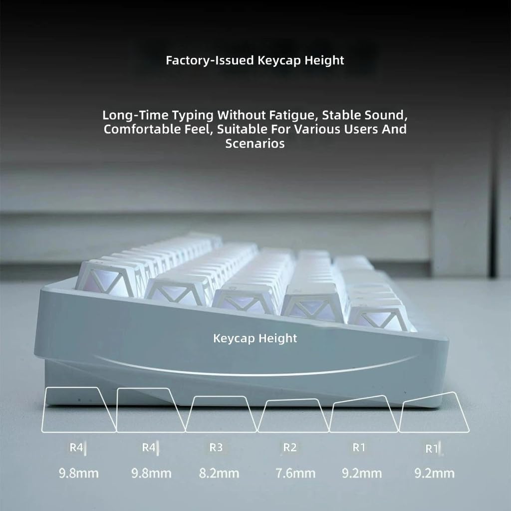 130Keys Translucency Shine Through Keycap Set for Mechanical Keyboard Mods