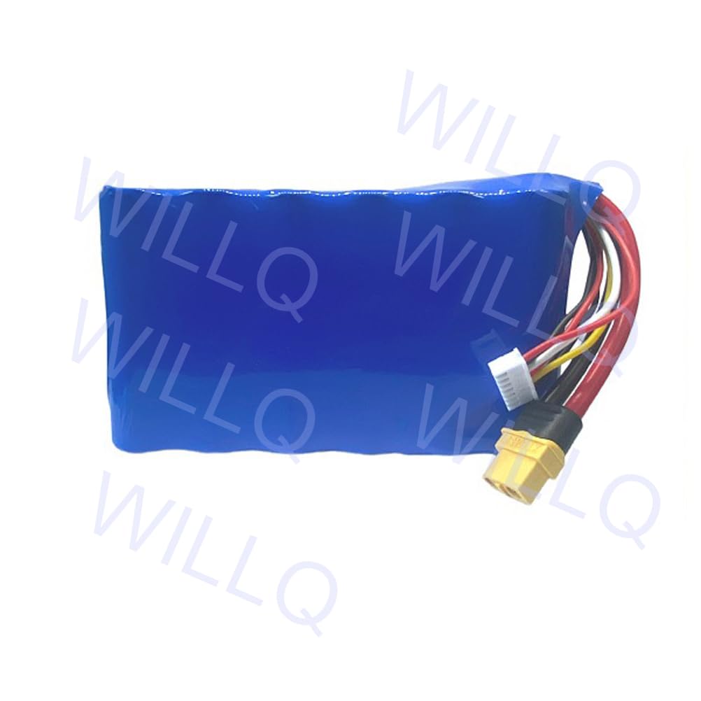 Batterie Lithium Remplacement 22,2V 8000mAh 6S2P Haute capacité pour Drone avec Prise XT60 pour Drone FPV, quadricoptère, hélicoptère, Avion, Bateau, Voiture de Course