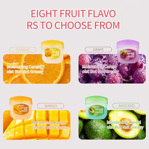 Lip Balm Set, 8 Fruity Flavors Lip Balms Multipack, Moisturizing Lip Care With Natural Oils For 24h Moisture Care, Lip Moisturizer For Dry Lips, Gifts For Teenager Girls (8Pcs) - Image 6
