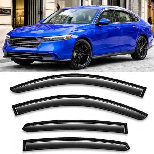 Image of 2023-2026 Tape-On Rain Guards for Honda Accord Side Window Visor Deflectors