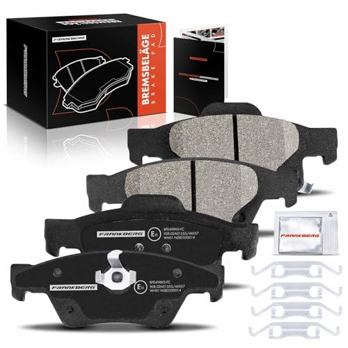 Frankberg 4x Brake Pad Rear Axle Compatible with Grand Cherokee IV WK WK2 3.0L-6.4L 2010-2024 Durango WD 3.6L 5.6L 2011-2024 Replace# 68052386AA