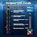 AquaMiracle Submersible Aquarium Heaters, 500W Fish Tank Heater with LED Digital Temp Display, Dry-Run Auto Power-Off & Overheat Protection, for Freshwater and Saltwater Tanks (75-120 Gal)