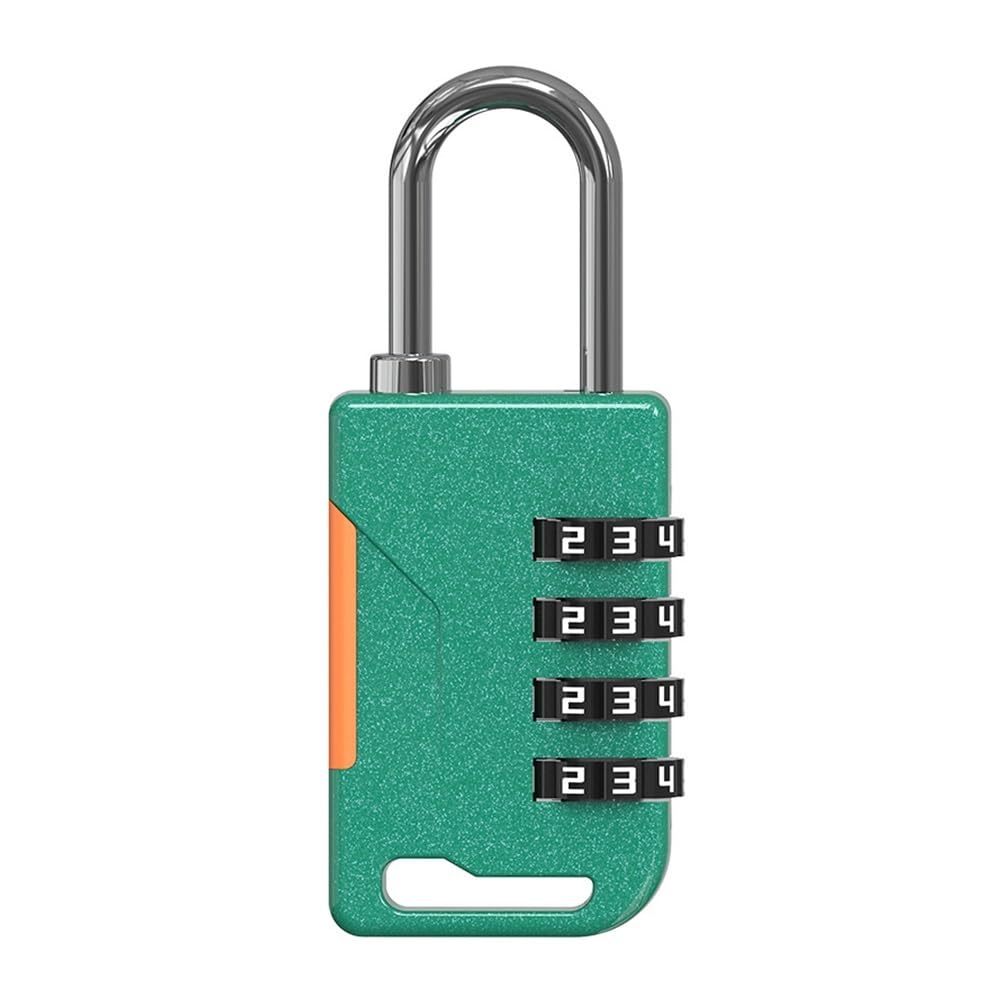 Gnyvzxplq Green 804 Suitcase Locks, Keyless 4 Digit Combination Lock Theft Zinc Alloy Multicolor For Travel Luggage(Green 804)