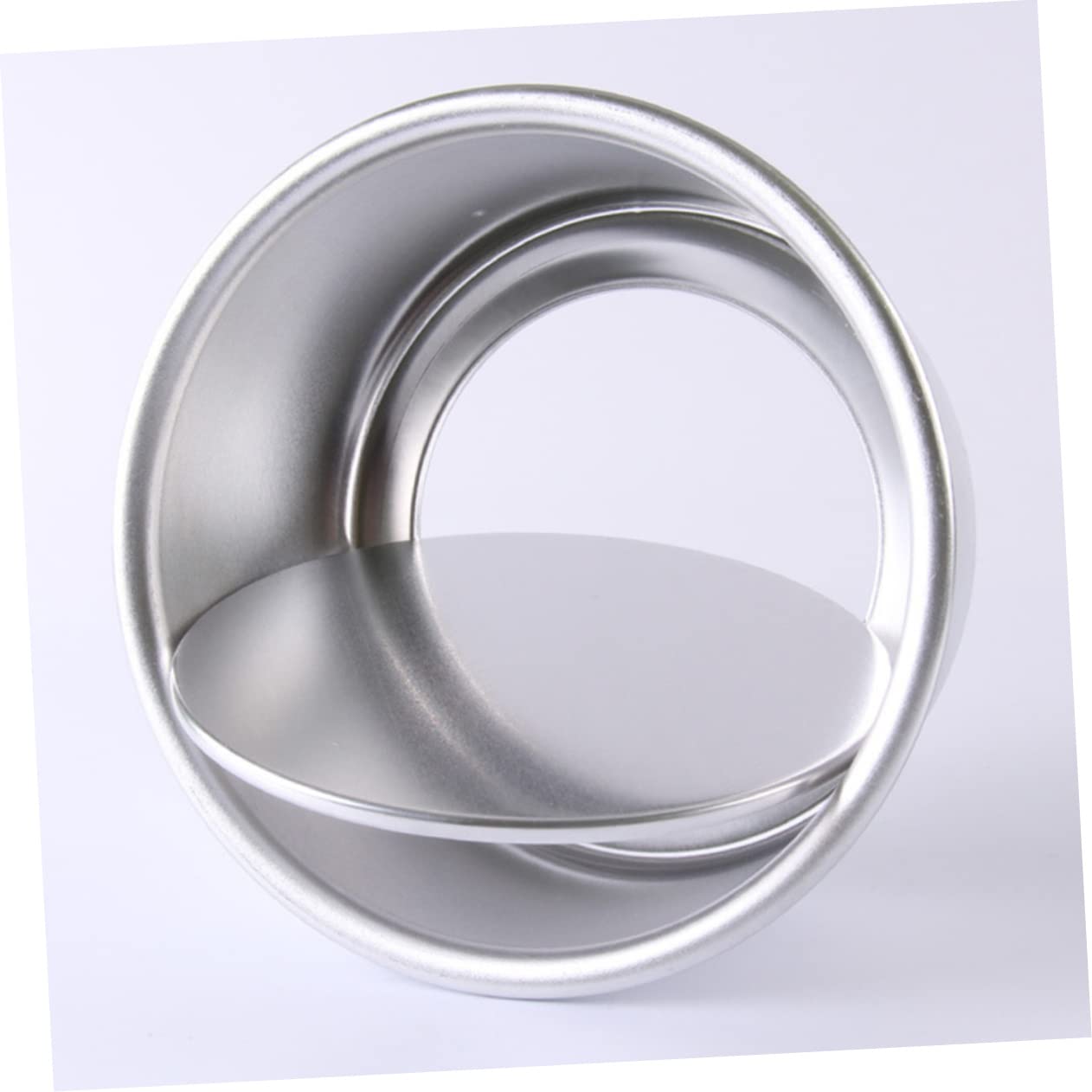 ABOOFAN 4pièces Moule à Gâteau Rond Lot De Antiadhésif Fond Amovible Pour Pâtisserie