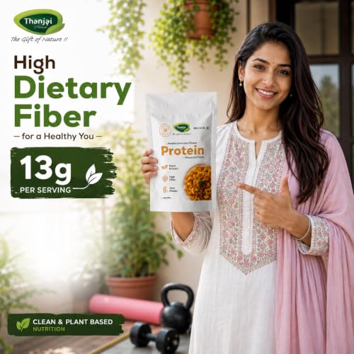 Image of Thanjai Natural Protein Pasta | 9.8g Plant Protein | 13g Dietary Fiber | Zero Maida | Healthy Alternative to Regular Pasta Little Millet 200g