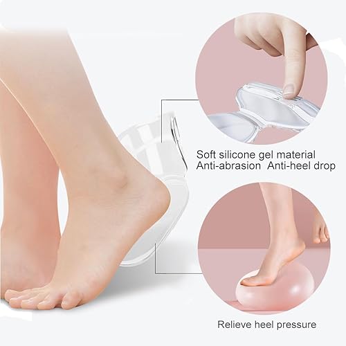 Miniatura 3 de Cojines de talón para zapatos, almohadillas de talón para zapatos que son demasiado grandes, cojines de talón para mujeres y hombres, parte