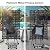 Metal Privacy Screen for Outdoor Freestanding Privacy Screens, 72" H x 44" W Decorative Fence Panels with Stand, Patio Metal Screens for Outside Outdoor Divider Deck Balcony Garden and Indoor