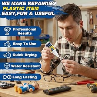 Meuvcol Super Glue for Plastic 100g, Heavy Duty Plastic Model Glue Kit for Legos and Miniature, Strongest Plastic Adhesive Bonder for PLA, 3D Print, Car, ABS, PVC, Acrylic, Craft, Best Plastic Glue