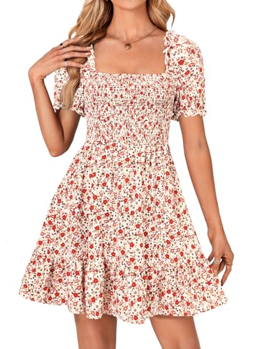 Image of Rooscier Women's Summer Boho Mini Dress