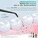 Munddusche Kabellos, Tragbar Elektrische Zahndusche 4 Modi & 4 Düsen, 300ML Oral Irrigator Munddusche Testsieger für Entfernt Speisereste und Reinigt Die Zähne, IPX7 Wasserdicht