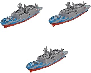 TOYANDONA 3 Pçs Brinquedos De Controle Remoto Mini Brinquedo Kidcraft Playset Crianças Brinquedo Transportador Rc Navio De Guerra Brinquedo Navio De Guerra Porta-Aviões De Controle Remoto