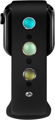 Anillos decorativos de metal compatibles con Iwatch de 1.496 pulgadas, 1.575 pulgadas, 1.654 pulgadas, 1.732 pulgadas, joyería brillante, accesorios