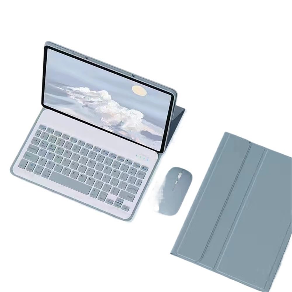 Teclado QWERTY para Xiaomi Pad 8 Pro y 7 en funda de cuero para trabajar en cafeterías 7