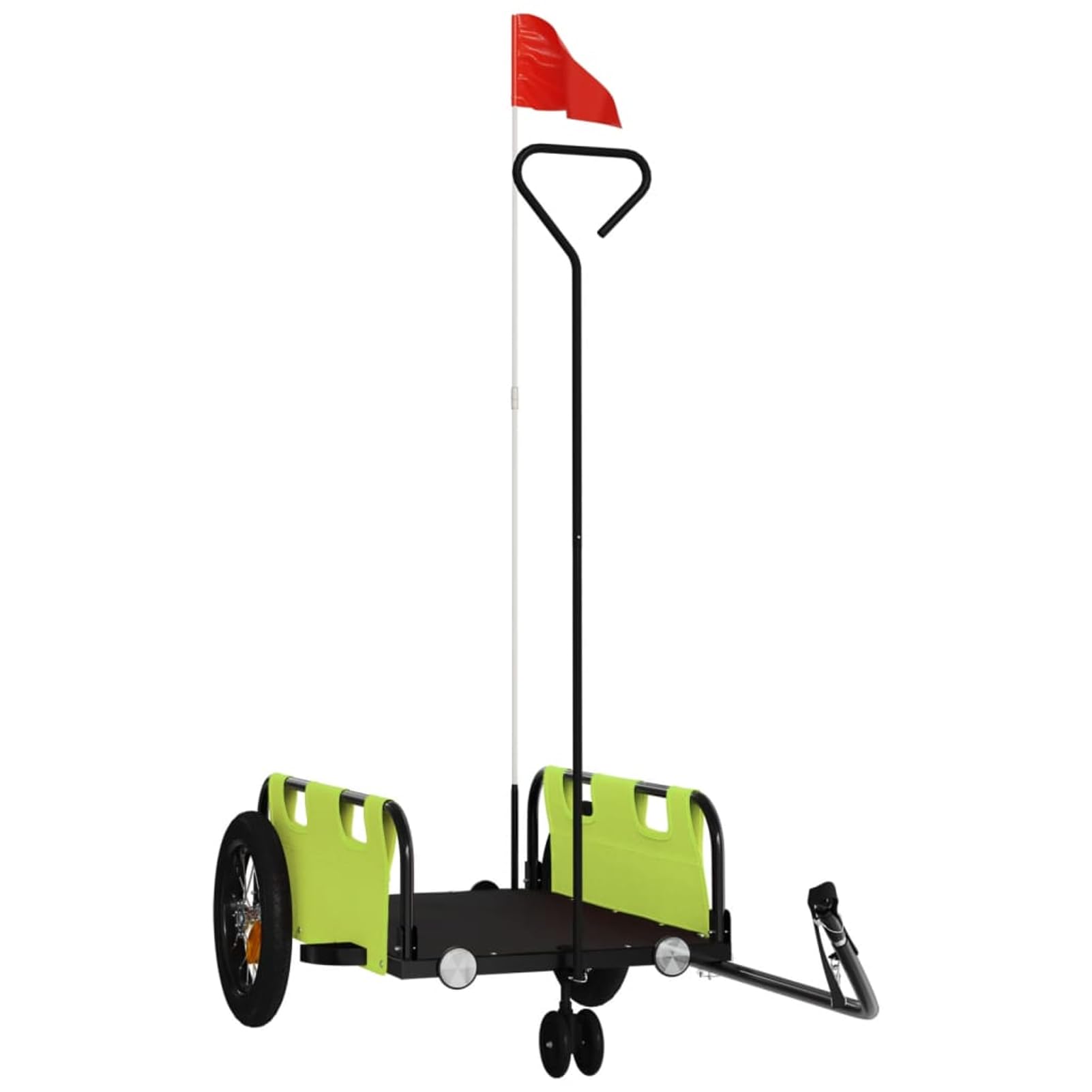 Fahrradanhänger Orange Oxford Eisen | Robust pulverbeschichtet, Ideal für Transport, ,