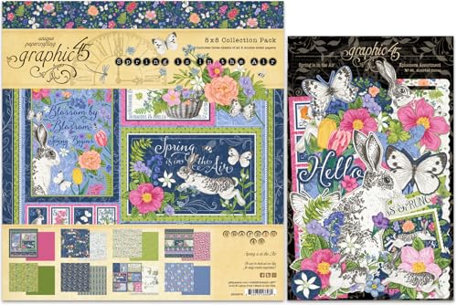 Papier décoratif Graphic 45 motif éphémère pour personnaliser vos carnets