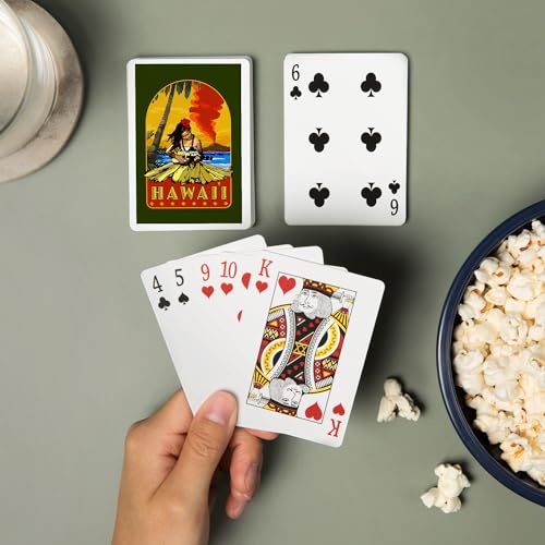 Lantern Press Hawaii, Hula y Ukulele, Baraja Póker 52 Cartas miniatura 2