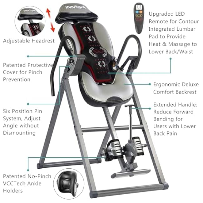 Innova Advanced Heat and Massage Inversion Table