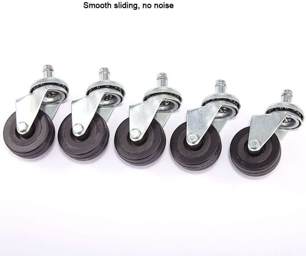auf Rädern, robust, verstellbar, rollend, hydraulisch, für Werkstatt, Gitarre, Labor, Tattoo, Werkbank, medizinischer Verstellbarer Drehstuhl (Farbe: Braun) Present
