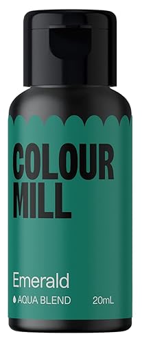 Colour Mill Aqua Blend Colorante alimentario a base de agua, 0.7 fl oz esmeralda