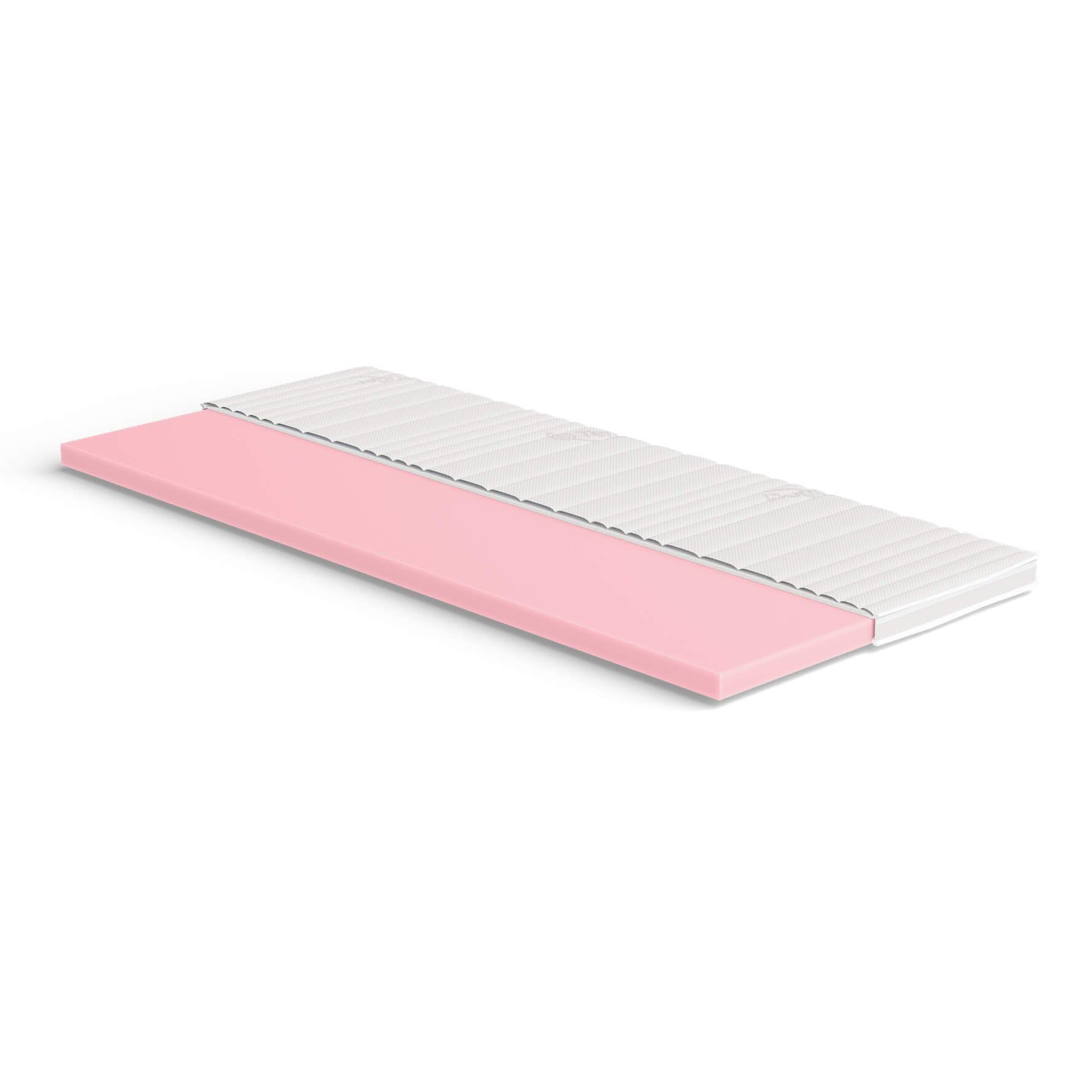 Topper de espuma fría, Cubre Colchon, Forro de Colchon 70 x 170 cm (ancho x largo), Tencel 3D, mediana, altura 7 cm, OEKOTEX, RG 45 kg/m³, fabricado en Alemania