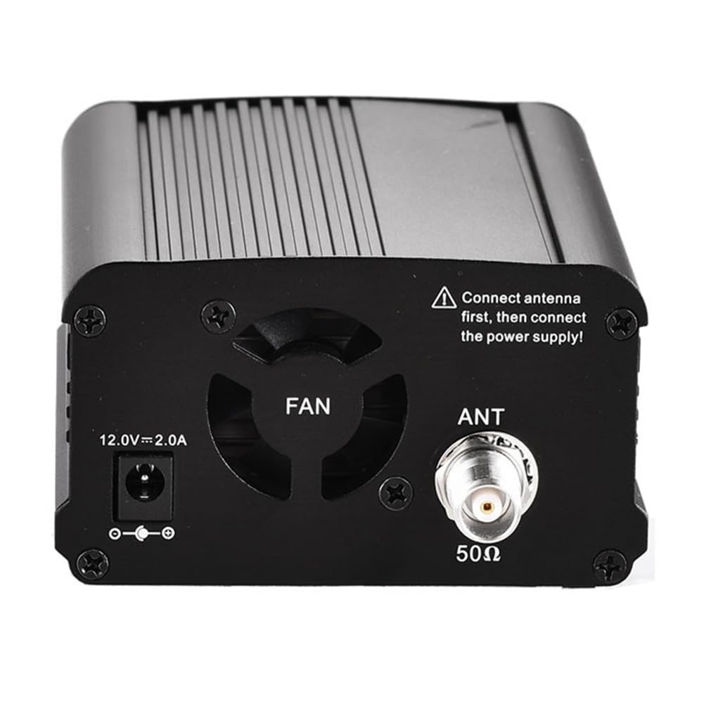 CZE-7C Transmisor FM de Alcance 7W para Eventos en Drive-in en Iglesias, Escuelas y Supermercados, Espectáculos de Luz, Conferencias Estéreo.