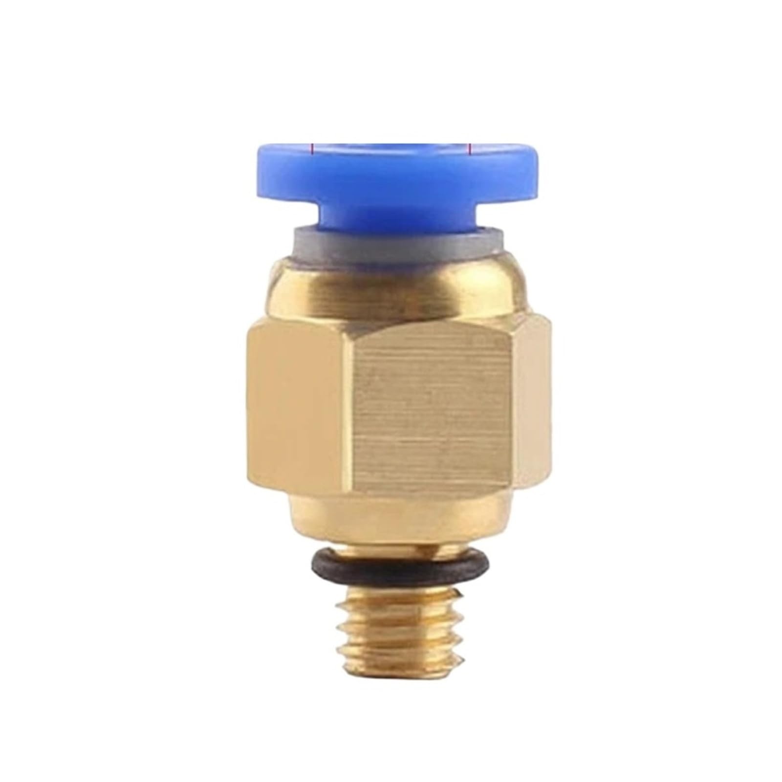 Raccord rapide PC 4mm 1/8 étanche pour raccordement instantané de tuyau pneumatique rigide