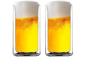 Double Wall Beer Glass, the Crystal Clear Choice for Sophisticated Sipping